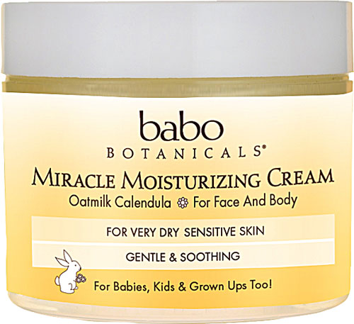 Babo Botanicals Miracle Увлажняющий крем для лица и тела с овсяным молоком и календулой -- 2 унции Babo Botanicals