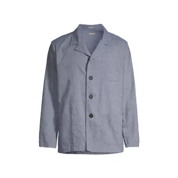 Куртка-рубашка с накладными карманами Massimo Alba