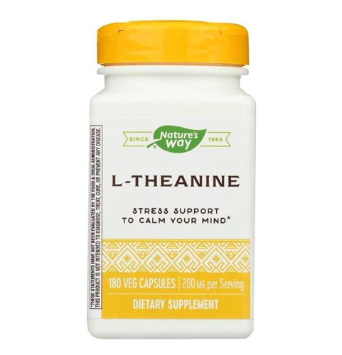 Nature's Way L-теанин — 200 мг — 180 растительных капсул Nature's Way