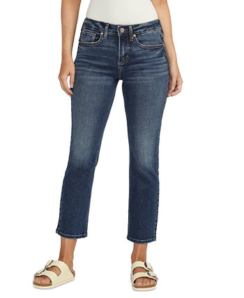 Женские укороченные прямые джинсы Suki Silver Jeans Co.