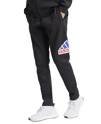 Men's Drawstring Logo Graphic Jogger Pants Adidas