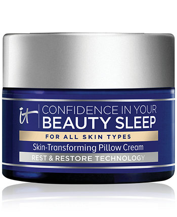 Ночной крем для сна «Уверенность в своей красоте», дорожный размер, 0,47 унции. IT Cosmetics