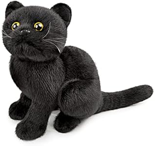 ZHONGXIN MADE British Short Cat Stuffed Animal - 11 inch Plush Toy Grey Cat, Soft Toy Cat for Kids (British Short Cat 1) ZHONGXIN MADE