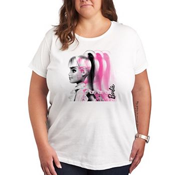 Plus Barbie® Pink Profile Graphic Tee Barbie