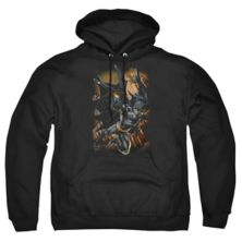 Batman Grapple Fire Adult Pull Over Hoodie Licensed Character