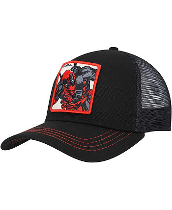 Мужская черная кепка Snapback в стиле ретро с А-образной рамкой Deadpool Lids