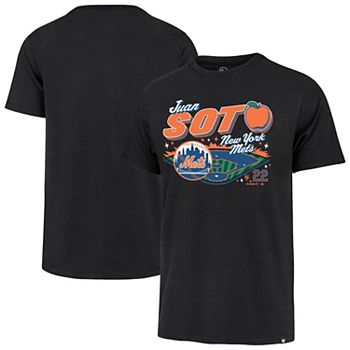 Men's '47 Juan Soto Black New York Mets Graphic T-Shirt 47 Brand