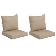 Outsunny 4 Outdoor Chair Cushions With Seat & Backrest Outsunny