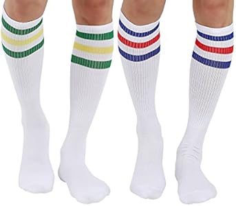 Joulli White Knee High Tube Socks 1-3 Pairs Joulli