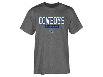 Troy Aikman Dallas Cowboys Men's Akron T-Shirt Authentic NFL Apparel