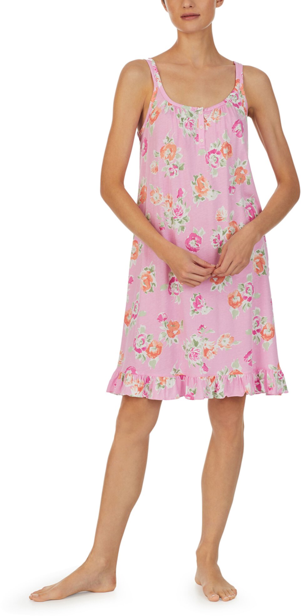 Платье с двойным ремешком на пуговицах Ralph Lauren