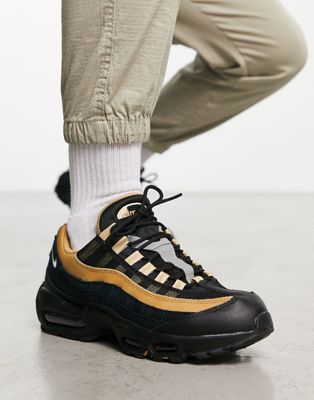 Мужские кроссовки Nike Air Max 95 в черном цвете - ЧЕРНЫЕ Nike