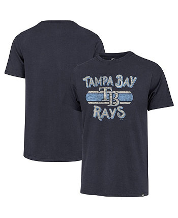 Мужская темно-синяя потертая футболка Tampa Bay Rays Renew Franklin '47 Brand