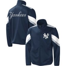 Men's G-III Sports by Carl Banks Navy New York Yankees Earned Run Full-Zip Jacket In The Style