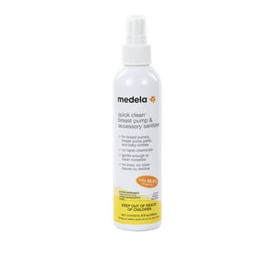 Medela Quick Clean Breast Pump & Accessory Unscented Sanitizer Spray 8 fl oz Medela