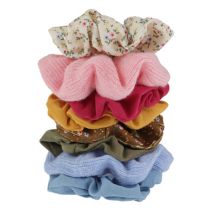 Girls Elli by Capelli Jersey, Knit, Corduroy, & Floral 8-Piece Scrunchies Set Elli by Capelli