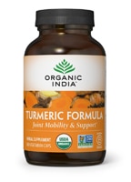 Органическая формула индийской куркумы - 180 вегетарианских капсул Organic India