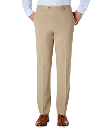 Мужские однотонные классические брюки классического кроя с плоским передом LAUREN Ralph Lauren