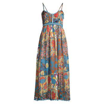 Floral Patchwork Print Dress STELLAH