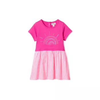 Для маленьких девочек &amp; Многослойное платье Sunshine Rainbow для маленькой девочки Hatley