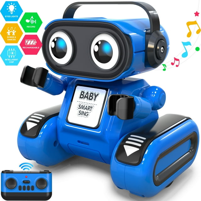 HopeRock Robot Toys,Remote Control Electronics Toys for Boys Kids 6 7 8 9 10 and up with Dance Moves and Music, Birthday Christmas Gifts for Boys. HopeRock