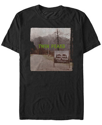 Мужская футболка с длинным рукавом и длинным рукавом Twin Peaks