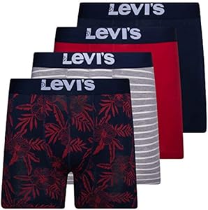 Levi's Mens Boxer Briefs Breathable Stretch Underwear 4 Pack Levi"s