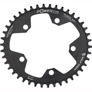 Компоненты Wolf Tooth Drop Stop Эллиптическая звездочка SRAM Flattop с 5 болтами Wolf Tooth Components