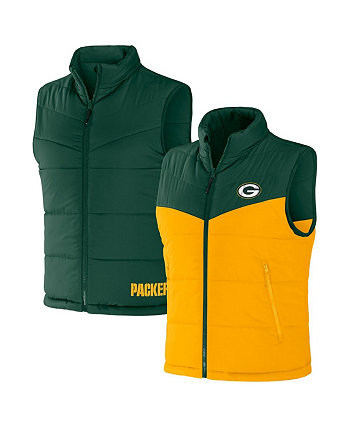 Мужской Жилет Fanatics NFL x Darius Rucker Collection Green Bay Packers Colorblocked Full-Zip Fanatics