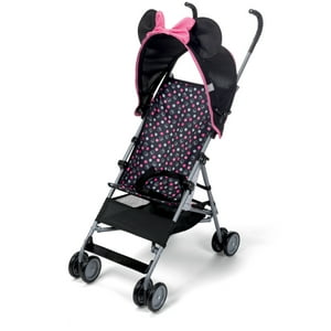 Disney Baby Comfort Height Character Umbrella Stroller with Basket, Modern Minnie, Toddler, Unisex DISNEY BABY