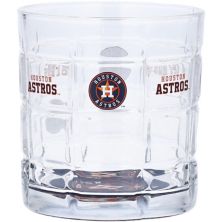 Houston Astros 10oz. Team Bottoms Up Squared Rocks Glass Unbranded