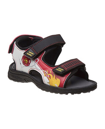 Уличные спортивные сандалии для мальчиков и девочек с пожарным Rugged Bear