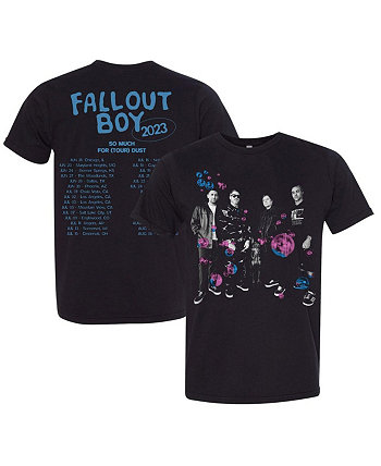 Мужская и женская черная футболка Fall Out Boy Bubbles So Much For Stardust Tour Ampro