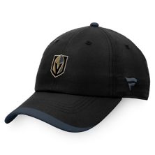 Мужская фирменная черная регулируемая кепка Vegas Golden Knights Fanatics Pro Rink Pinnacle Fanatics