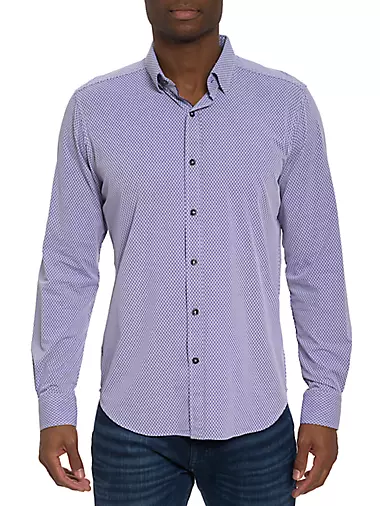 Мужская Повседневная рубашка Robert Graham Tocci Gingham Robert Graham