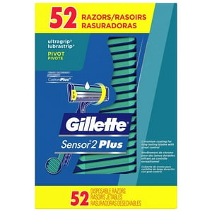 Gillette Sensor2 Plus Disposable Razors (52 ct.) Visit the Gillette Store