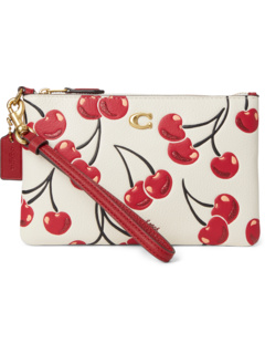 Бумажник COACH Small Wristlet with Cherry Print COACH