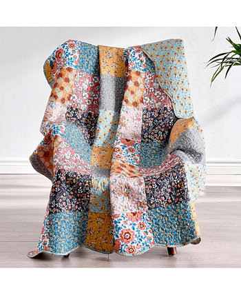 Одеяло Carlie Calico 50 x 60 дюймов Greenland Home Fashions