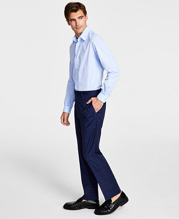 Мужские облегающие клетчатые брюки Calvin Klein