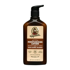 Dr. Squatch Wood Barrel Bourbon Natural Moisturizer Hand Lotion & Body Lotion for Men, 10 fl Oz Dr. Squatch