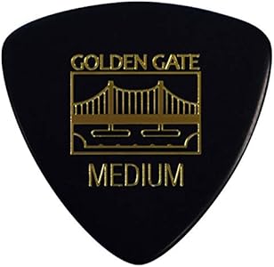 Плоская медная пика Golden Gate MP-403 Deluxe, большой треугольник, средняя жесткость для струнных инструментов Golden Gate