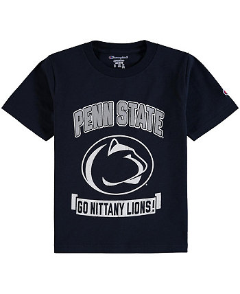 Темно-синяя потертая футболка с талисманом Big Boys Penn State Nittany Lions Strong Champion