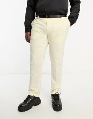 Белоснежные костюмные брюки Twisted Tailor Plus Twisted Tailor