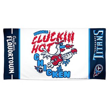 Пляжное полотенце Tennessee Titans x Guy Fieri, 76x152 см, 100% хлопок, сублимированная графика Unbranded