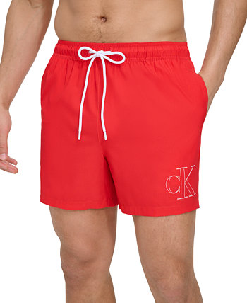 Мужские плавки для волейбола с логотипом Outline, евро, 5 дюймов Calvin Klein