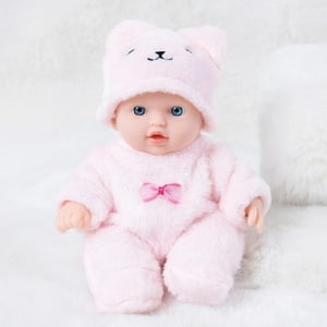 saidjrlf 20cm Reborn Doll Simulation Toys Realistic Reborn Baby Dolls Lifelike Baby Doll Soft Body Life Like Baby Dolls, Real Life Newborn Baby Dolls for Girls Boys Kids Age 3+ Saidjrlf