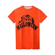 Men's Short Sleeved Party Graphic Tee Pumpkin Printed T-shirt Lars Amadeus