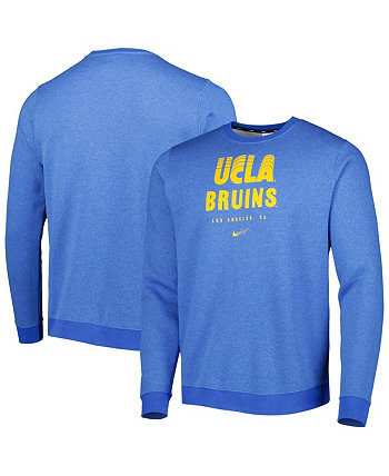 Мужской синий флисовый пуловер UCLA Bruins Vault Stack Club свитшот Nike