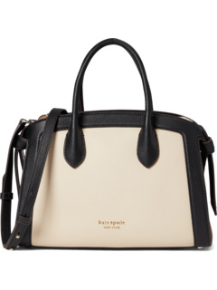 Средняя сумка-портфель Knott из шагреневой кожи с цветными блоками и молнией сверху Kate Spade New York