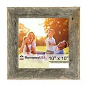 Rustic Farmhouse 10 in. x 10 in. Reclaimed Wood Picture Frame BarnwoodUSA